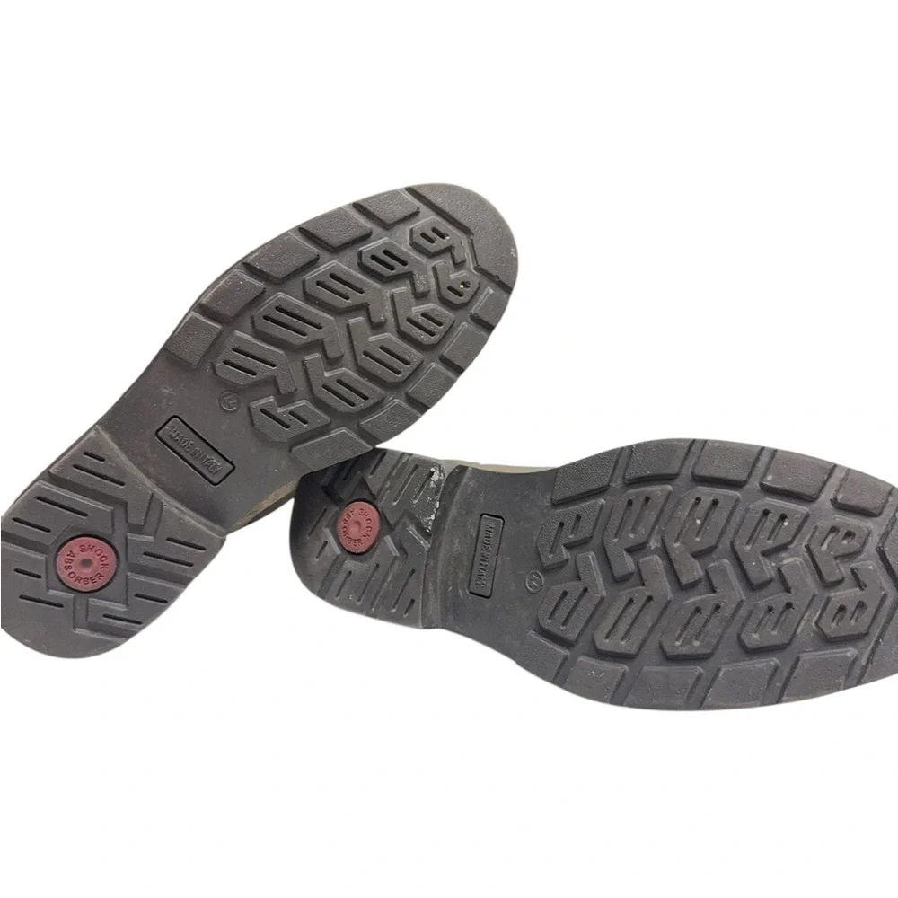 Men's Chukka Boots in Gray Suede Made‎ in Italy 44 10.5-11